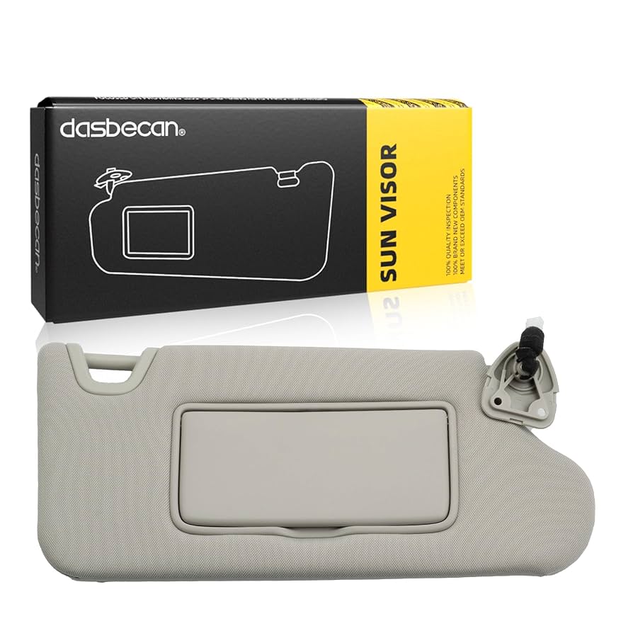 Amazon.com: Dasbecan Gray Right Passenger Side Sun Visor